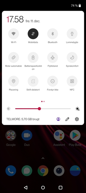 Slå Batterisparefunktion til