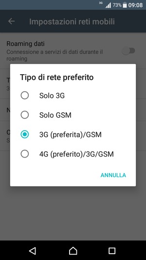 Seleziona la tua opzione preferita