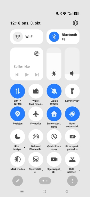 Velg Bluetooth