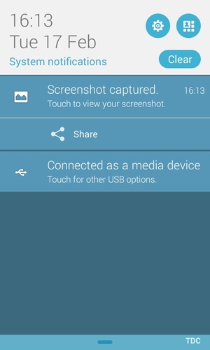 Select the Menu button