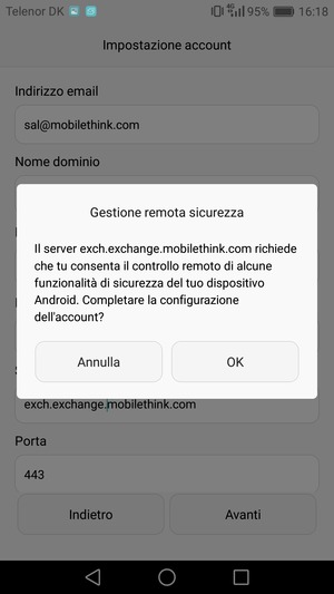 Seleziona OK