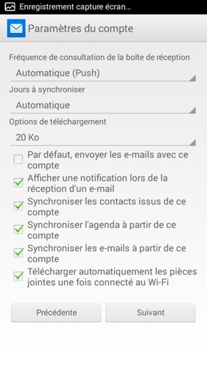 Sélectionnez Suivant