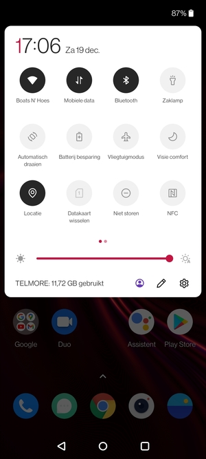 Schakel Wifi en Bluetooth uit