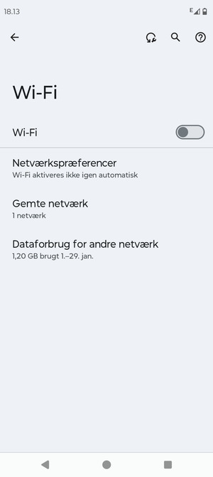 Aktiver Wi-Fi