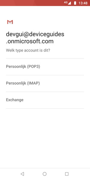 Selecteer Exchange