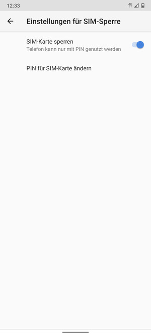 Wählen Sie Public und PIN für SIM-Karte ändern