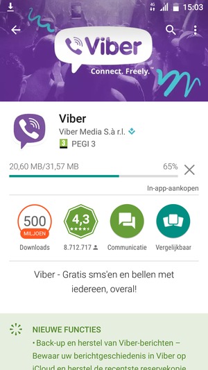 Wacht tot het installatieproces beëindigd is