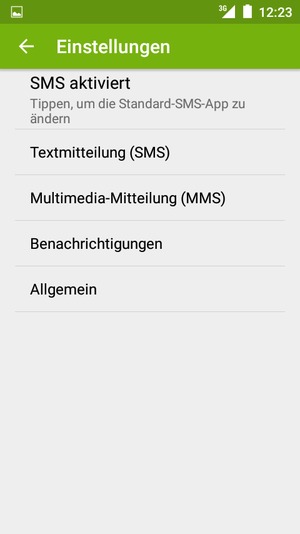 Wählen Sie Textmitteilung (SMS)
