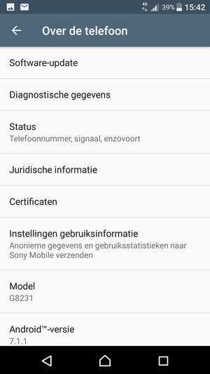 Selecteer Software-update