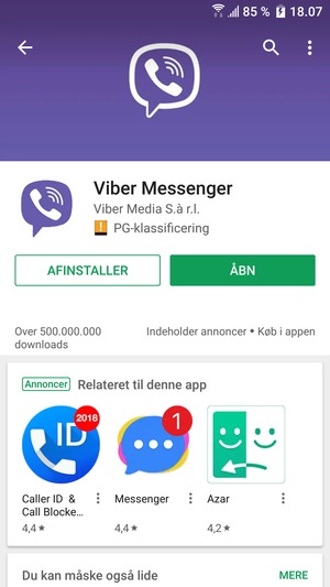 Vælg ÅBN