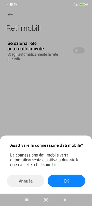 Seleziona OK