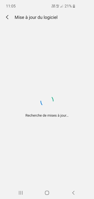 Veuillez attendre la fin de la recherche