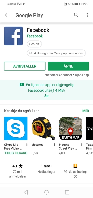 Velg ÅPNE