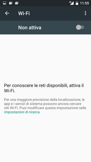Attiva Wi-Fi