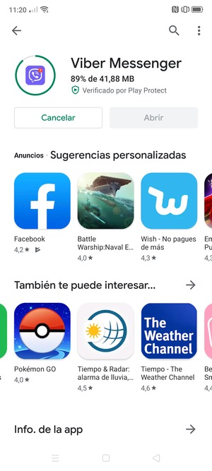 Espere a que el proceso de instalación finalice