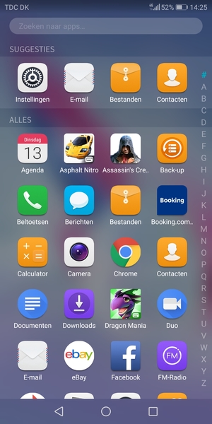 Selecteer E-mail
