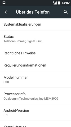 Wählen Sie Systemaktualisierungen