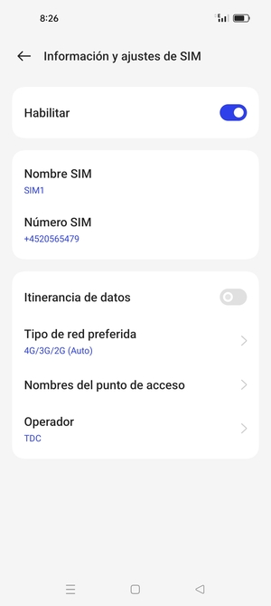 Seleccione Nombres del punto de acceso