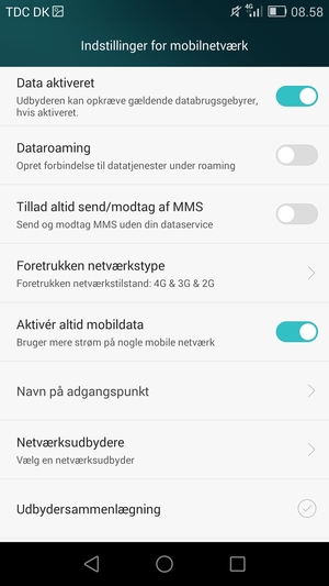 Vælg Navn på adgangspunkt