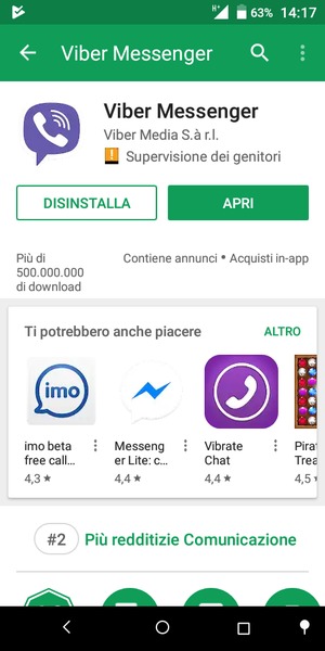 Seleziona APRI