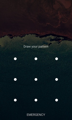 Your phone is now secure with a screen lock.