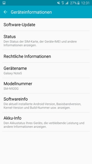 Wählen Sie Software-Update