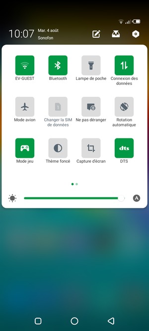 Désactiver le Wi-Fi et le Bluetooth
