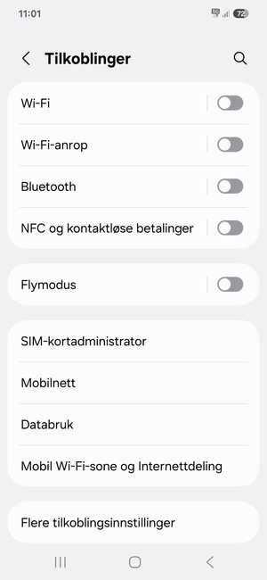 Velg Wi-Fi