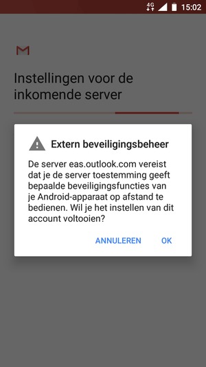 Selecteer OK