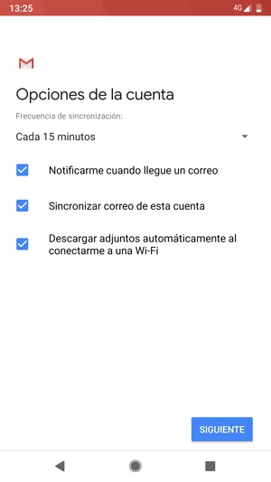 Seleccione SIGUIENTE