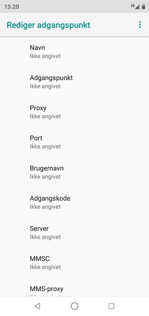 Indtast MMS-oplysninger