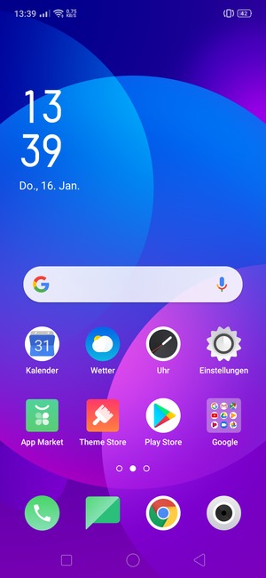 Wählen Sie Einstellungen