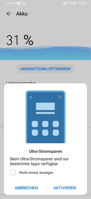 Wählen Sie AKTIVIEREN