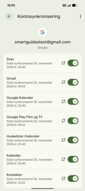 Vælg Menu-knappen