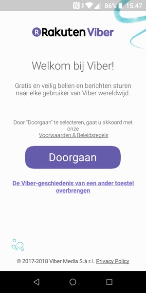 Uw app is klaar voor gebruik
