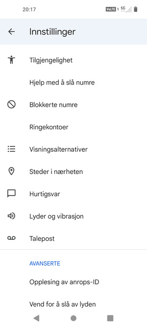 Bla til og velg Talepost