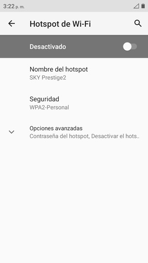 Seleccione Opciones avanzadas