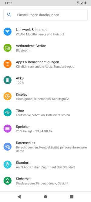 Wählen Sie Standort