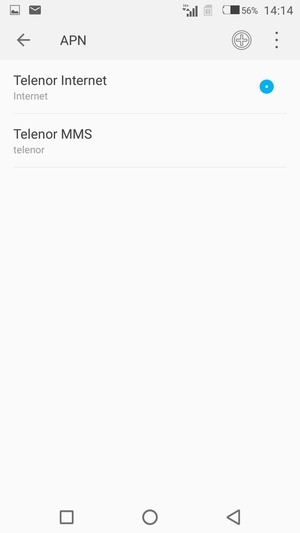 Sélectionnez le bouton du Menu