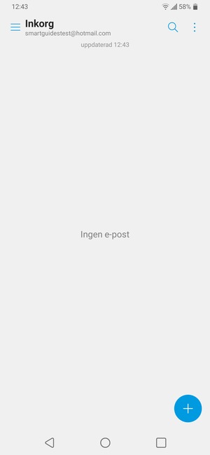 Din Hotmail är klar att användas