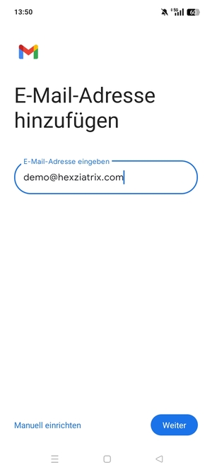 Geben Sie Ihre E-Mail-Adresse ein und wählen Sie Weiter