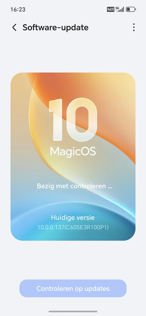 Wacht tot de zoekopdracht beëindigd is