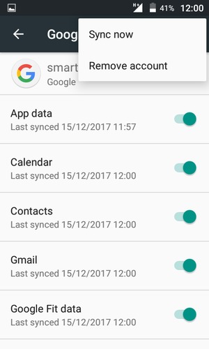 Select Sync now