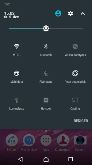 Vælg Wi-Fi