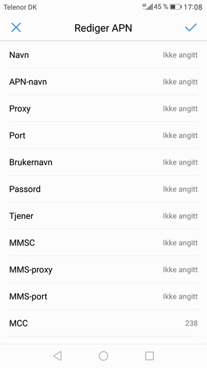 Skriv inn MMS-informasjon