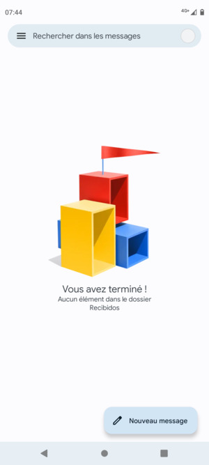 Votre messagerie Gmail est prête à l'emploi
