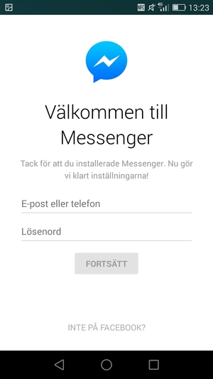 Din app är redo att användas