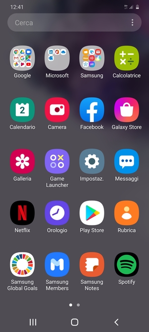 Seleziona Samsung