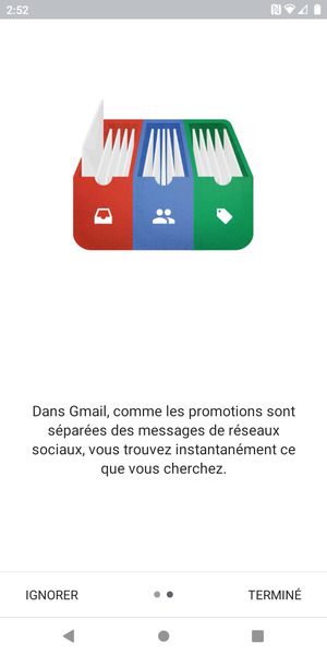 Sélectionnez TERMINÉ