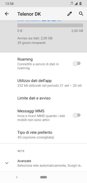 Seleziona Avanzate